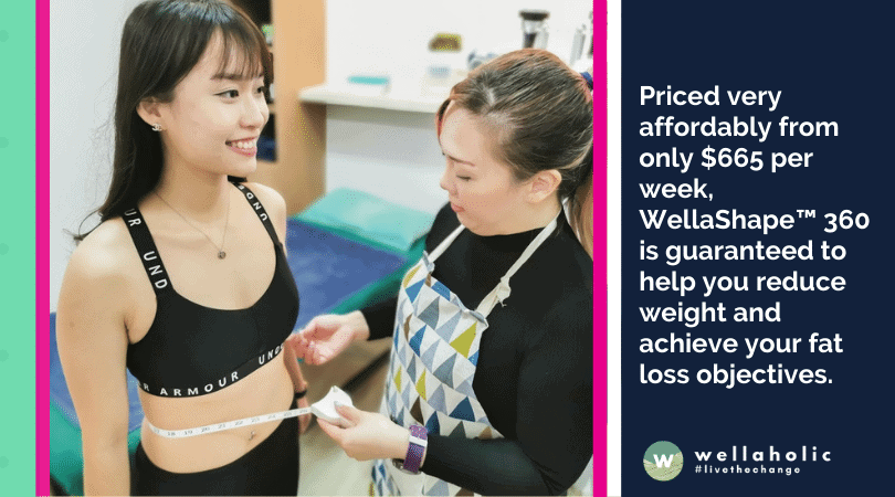 Priced very affordably from only $665 per week, WellaShape™ 360 is guaranteed to help you reduce weight and achieve your fat loss objectives.