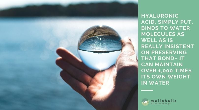 What does hyaluronic acid do for the skin?